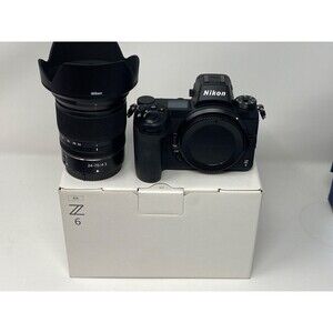 Nikon Z6 Mirrorless Digital Camera 24.5MP w/24-70mm f4 S Lens Kit Z 6 MINT